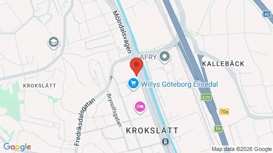 Bostadsrätter till salu i Örgryte-Härlanda - kort over placeringen