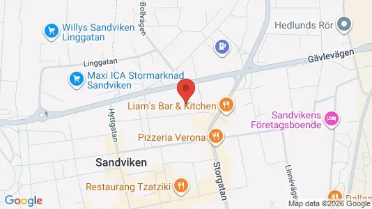 Lägenheter att hyra i Sandviken - Bild från Google Street View