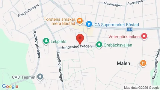 Lägenheter att hyra i Båstad - Bild från Google Street View