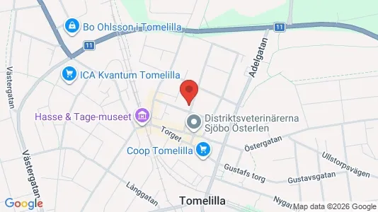 Lägenheter att hyra i Tomelilla - Bild från Google Street View