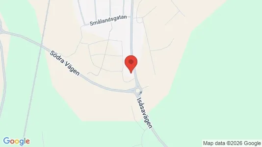 Lägenheter att hyra i Nässjö - kort over placeringen