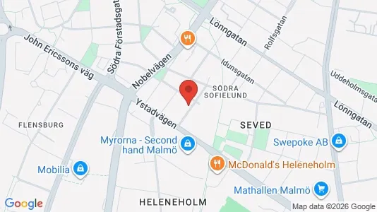 Lägenheter att hyra i Sofielund - kort over placeringen