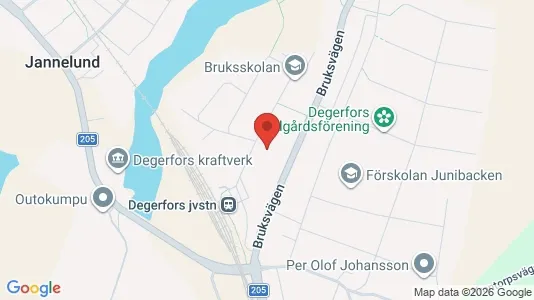Lägenheter att hyra i Degerfors - kort over placeringen