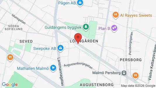 Lägenheter att hyra i Malmö Centrum - kort over placeringen