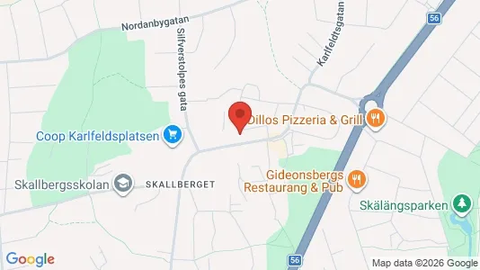 Lägenheter att hyra i Västerås - kort over placeringen