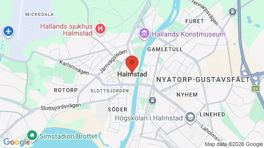 Bostadsrätter till salu i Halmstad - Bild från Google Street View