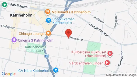 Lägenheter att hyra i Katrineholm - kort over placeringen