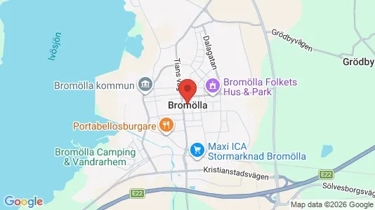Hus till salu i Bromölla - Bild från Google Street View