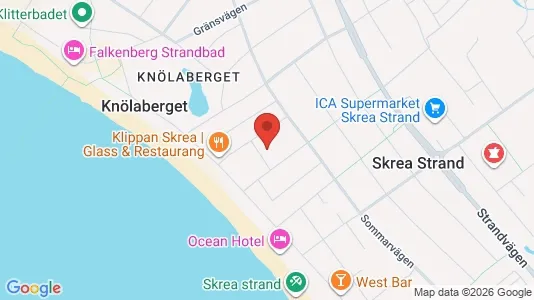 Lägenheter att hyra i Falkenberg - kort over placeringen