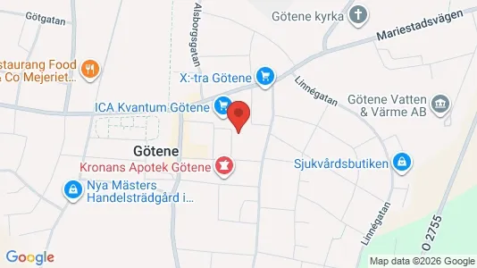 Bostadsrätter till salu i Götene - Bild från Google Street View