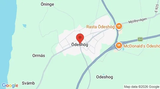 Hus till salu i Ödeshög - Bild från Google Street View