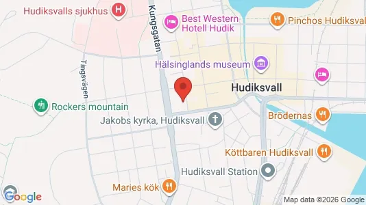 Bostadsrätter till salu i Hudiksvall - Bild från Google Street View