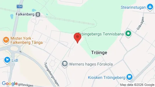 Bostadsrätter till salu i Falkenberg - Bild från Google Street View