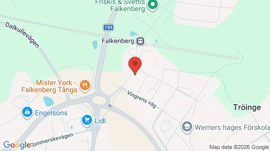 Lägenheter att hyra i Falkenberg - Bild från Google Street View