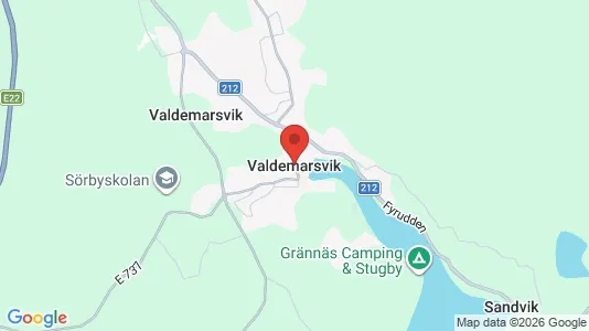 Hus till salu i Valdemarsvik - Bild från Google Street View