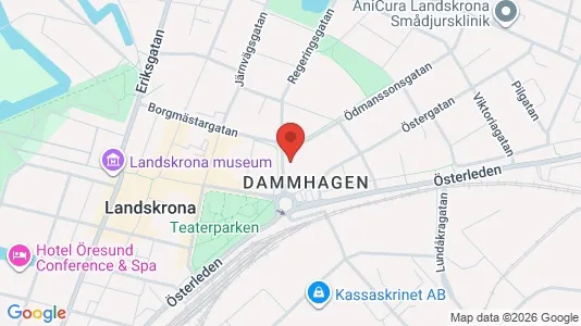 Lägenheter att hyra i Landskrona - Bild från Google Street View