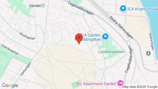 Lägenheter att hyra i Gärdet/Djurgården - Bild från Google Street View