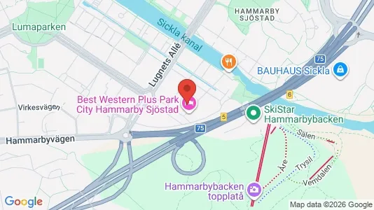 Lägenheter att hyra i Hammarbyhamnen - Bild från Google Street View