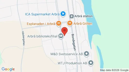 Rum att hyra i Bollnäs - kort over placeringen