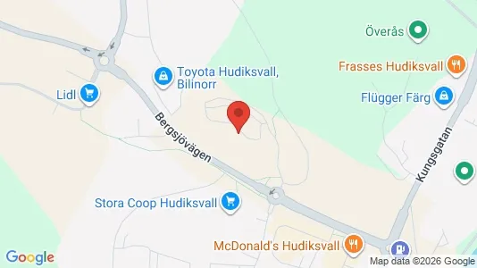 Bostadsrätter till salu i Hudiksvall - Bild från Google Street View