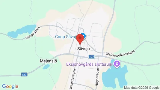 Hus till salu i Sävsjö - Bild från Google Street View