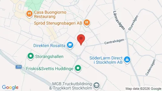 Lägenheter till salu i Huddinge - Bild från Google Street View