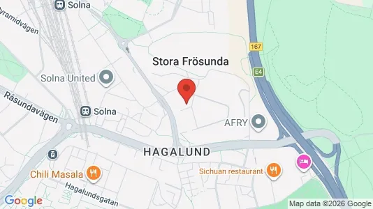 Lägenheter till salu i Solna - Bild från Google Street View
