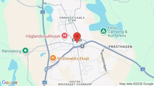 Hus till salu i Eksjö - Bild från Google Street View