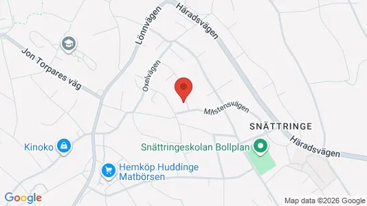 Bostadsrätter till salu i Huddinge - Bild från Google Street View
