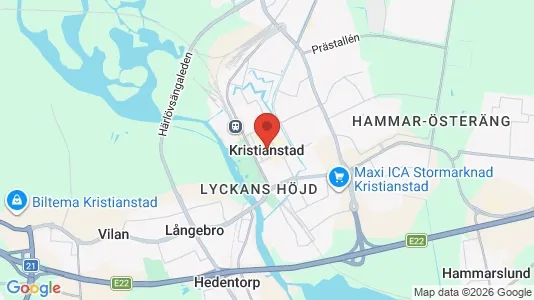 Studentbostäder att hyra i Kristianstad - Bild från Google Street View
