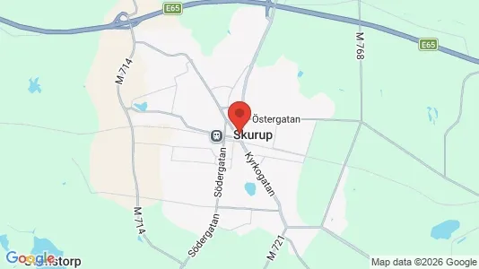 Hus till salu i Skurup - Bild från Google Street View