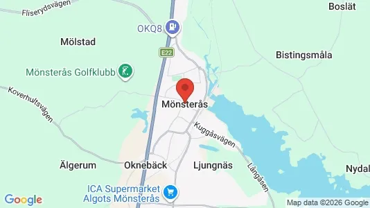 Hus till salu i Mönsterås - Bild från Google Street View