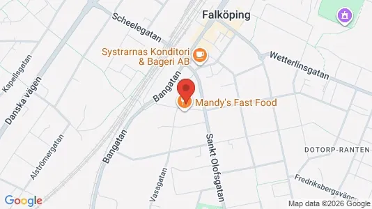 Lägenheter att hyra i Falköping - kort over placeringen