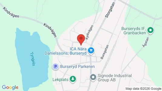 Lägenheter att hyra i Gislaved - kort over placeringen