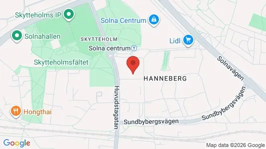 Bostadsrätter till salu i Solna - Bild från Google Street View