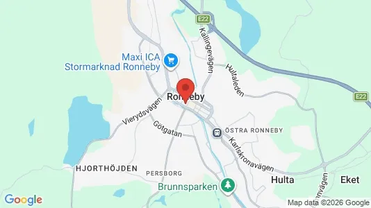 Hus till salu i Ronneby - Bild från Google Street View