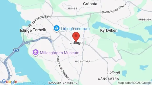 Hus till salu i Lidingö - Bild från Google Street View