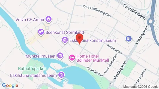 Lägenheter att hyra i Eskilstuna - kort over placeringen