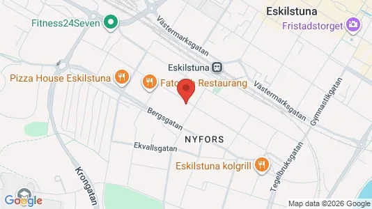 Lägenheter att hyra i Eskilstuna - kort over placeringen