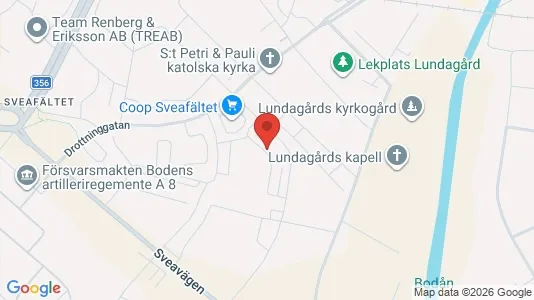 Lägenheter att hyra i Boden - Bild från Google Street View