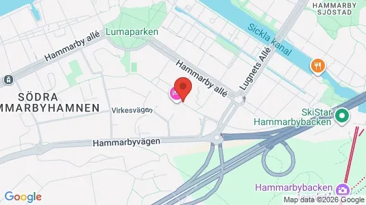 Lägenheter att hyra i Hammarbyhamnen - Bild från Google Street View