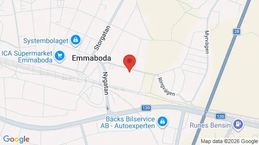 Lägenheter att hyra i Emmaboda - Bild från Google Street View