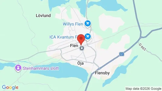 Hus till salu i Flen - Bild från Google Street View