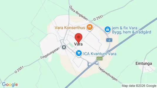 Hus till salu i Vara - Bild från Google Street View