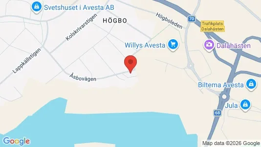 Bostadsrätter till salu i Avesta - Bild från Google Street View