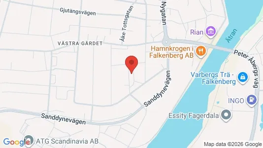 Bostadsrätter till salu i Falkenberg - Bild från Google Street View