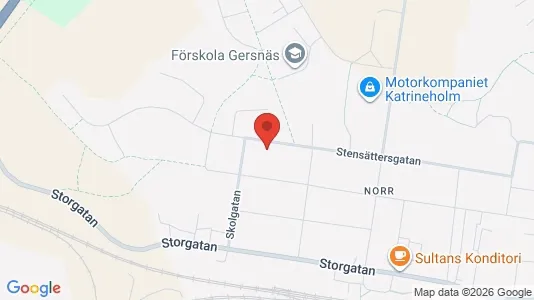 Lägenheter att hyra i Katrineholm - kort over placeringen
