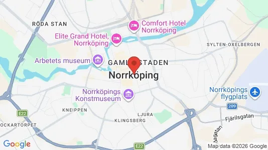 Tomter till salu i Norrköping - Bild från Google Street View