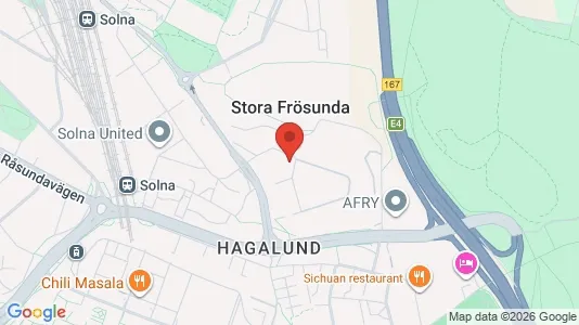 Lägenheter till salu i Solna - Bild från Google Street View