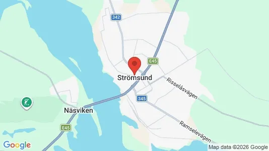 Hus till salu i Strömsund - Bild från Google Street View